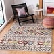 preview thumbnail 33 of 96, SAFAVIEH Amsterdam Bridget Moroccan Boho Rug 2'3" x 4' - Light Grey/Multi