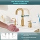 preview thumbnail 22 of 42, WOWOW 8-inch Dual Handle Widespread Bathroom Faucet