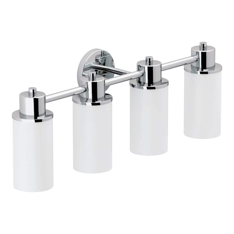 Moen 29.02" Wide 4 Light Down Lighting Vanity Light from the Iso - Chrome