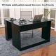 preview thumbnail 5 of 5, Ivinta Corner Desk Modern L Shaped Desk Computer Table Writing Desk Workstation for Home Office Small Space