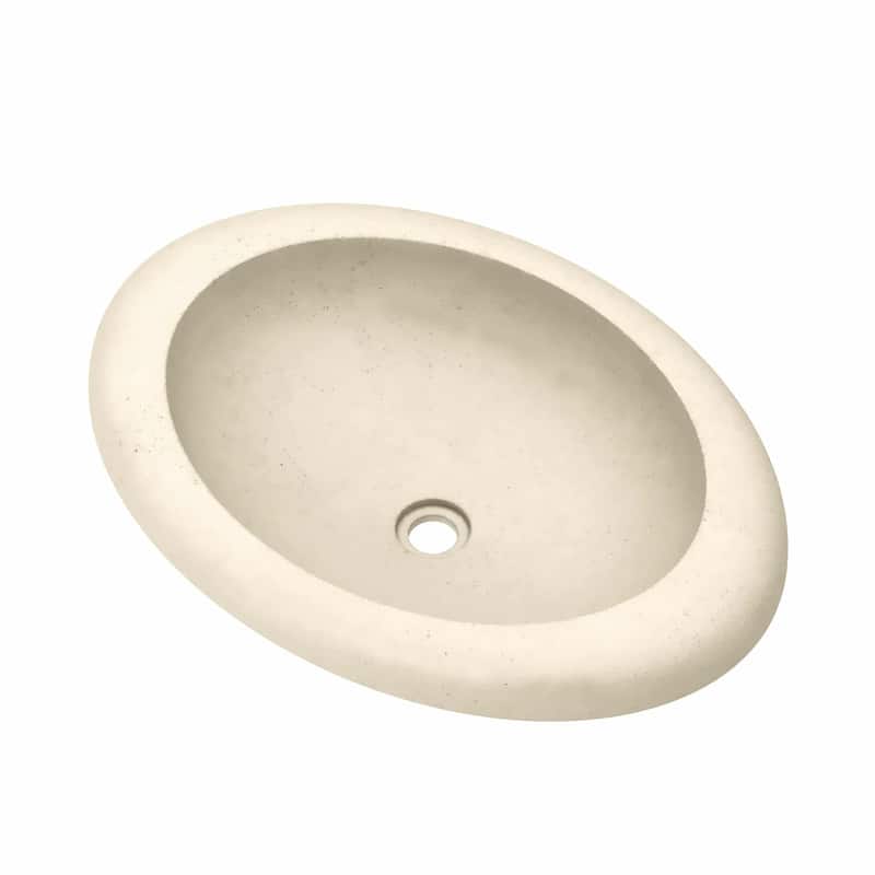 Native Trails Cuyama 21" NativeStone Drop In Bathroom Sink - Sand