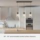 preview thumbnail 11 of 11, Hunter Devon Park 3-Light Linear Cluster Ceiling Light - Kitchen Island, Dining - Farmhouse, Rustic, Coastal