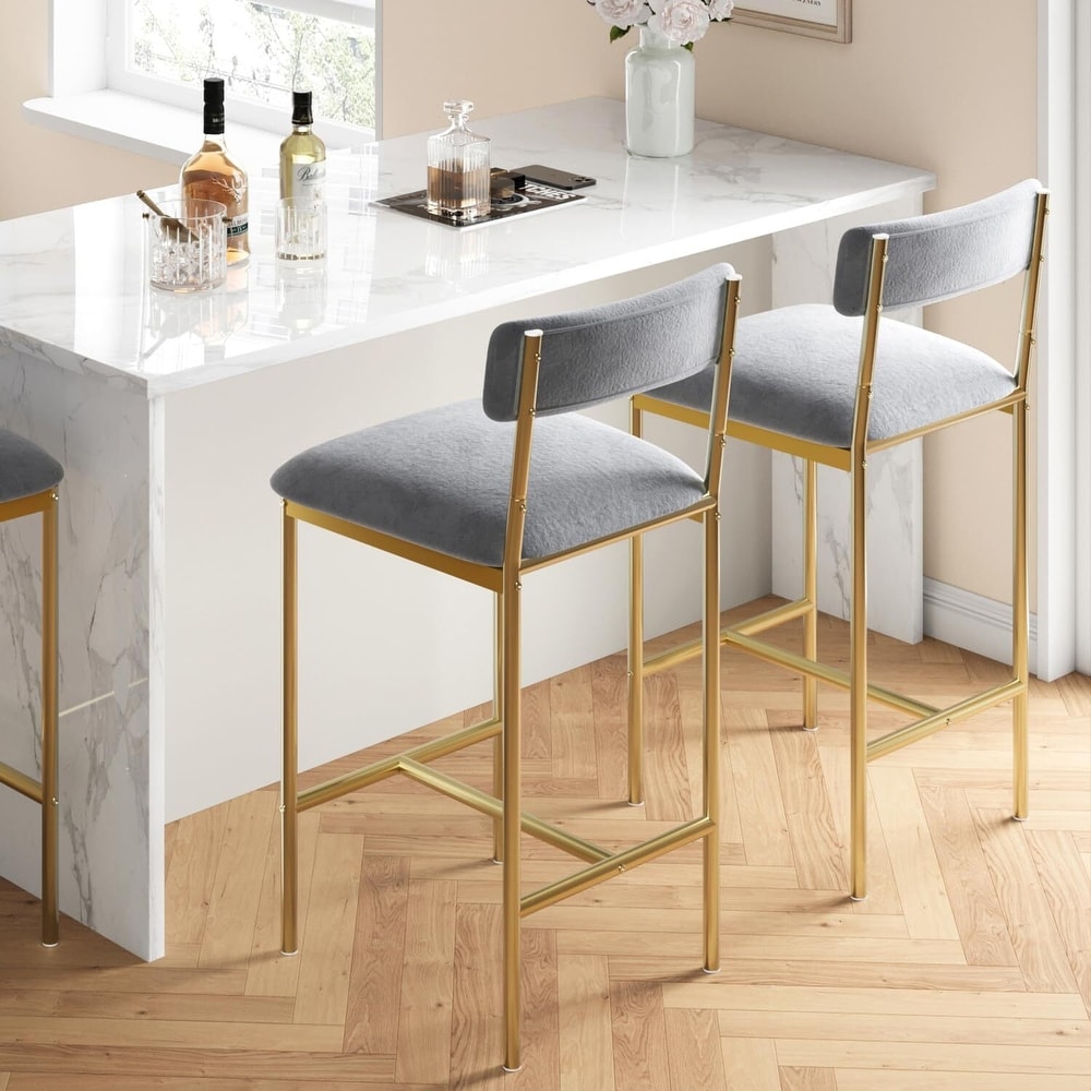 Gold counter height chairs sales