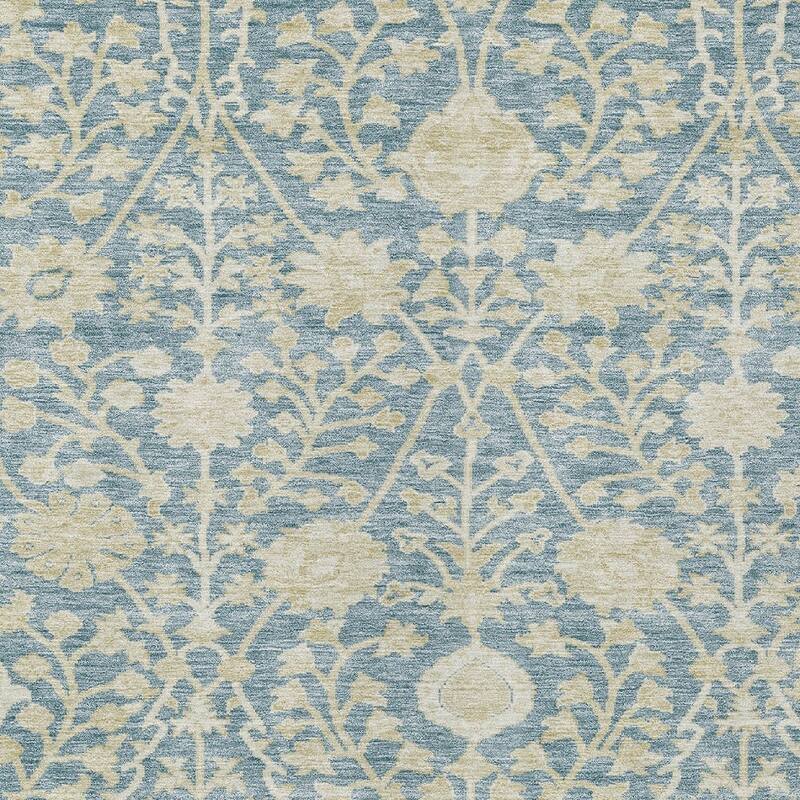 HomeRoots Floral Transitional Rectangle Outdoor Rug