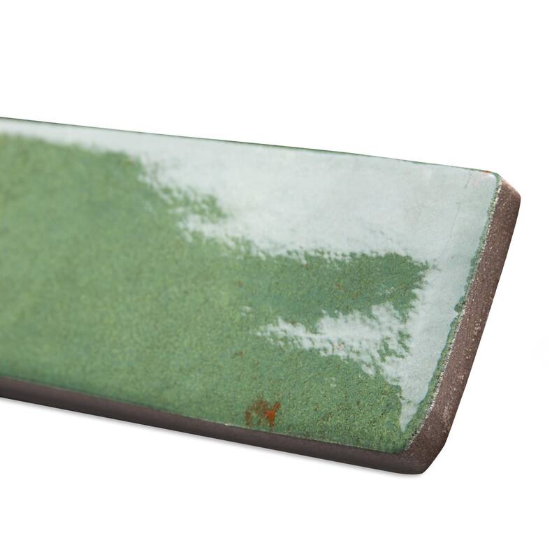 Merola Tile Scottsdale Green 1-7/8" x 17-3/4" Porcelain Floor and Wall Tile