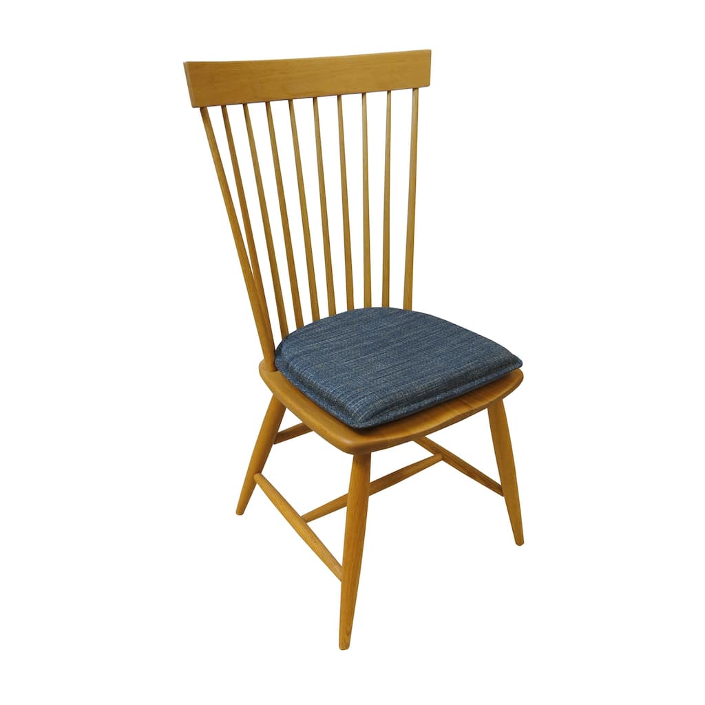 Klear Vu Kahuna Non-Slip Kahuna Denim Dining Chair Cushion Set