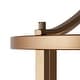 preview thumbnail 10 of 14, Mid-century Modern Gold 4-Light Chandelier Lantern Pendant Light for Kitchen Island - 12" D x 23" H