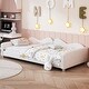 preview thumbnail 6 of 49, Upholstered Daybed with Cloud-Shaped Backrest & Armrests
