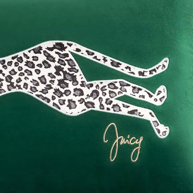 Juicy Couture Velvet Cheetah Pillow 14" x 24"