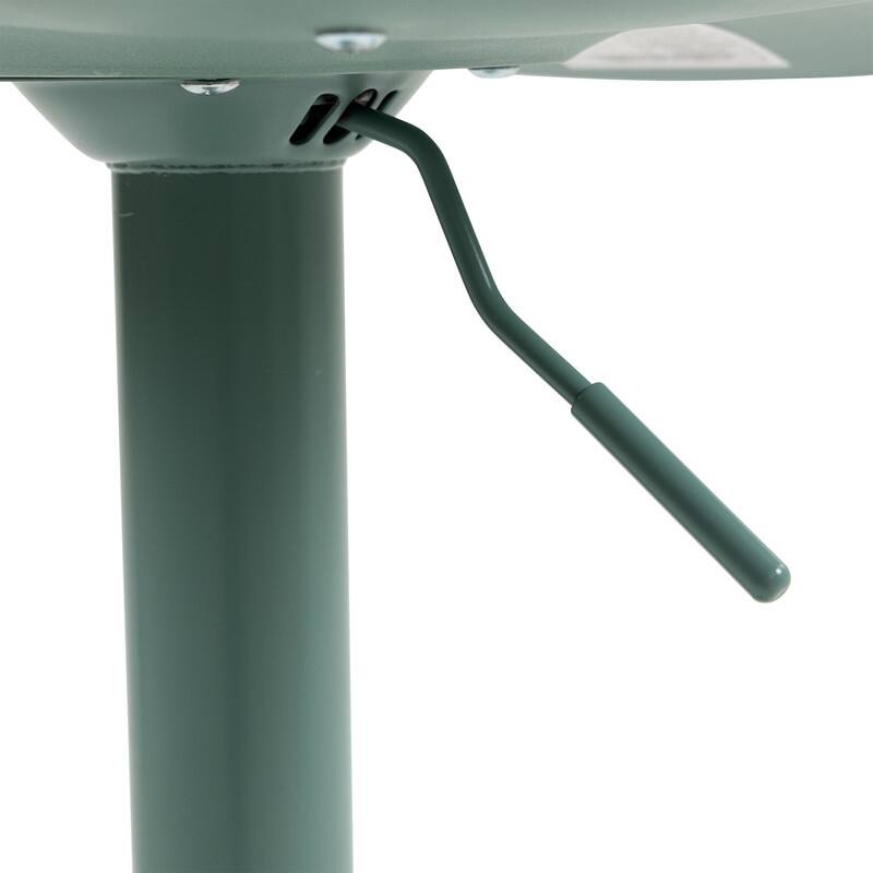 Adjustable Swivel Bar Stools Set of 2 - Modern Counter Height Kitchen Island Chairs with Back Support