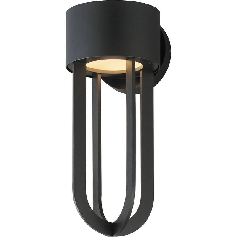 Maxim 40682 Quayside VX 14" Tall LED Outdoor Wall Sconce - Black