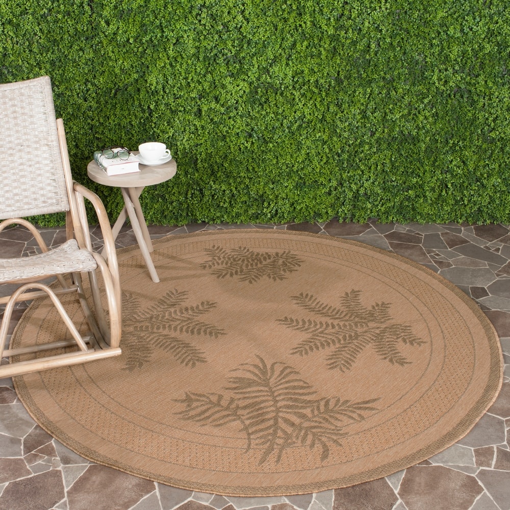 SAFAVIEH Courtyard Dearbhail Indoor/ Outdoor Waterproof Patio Backyard Rug