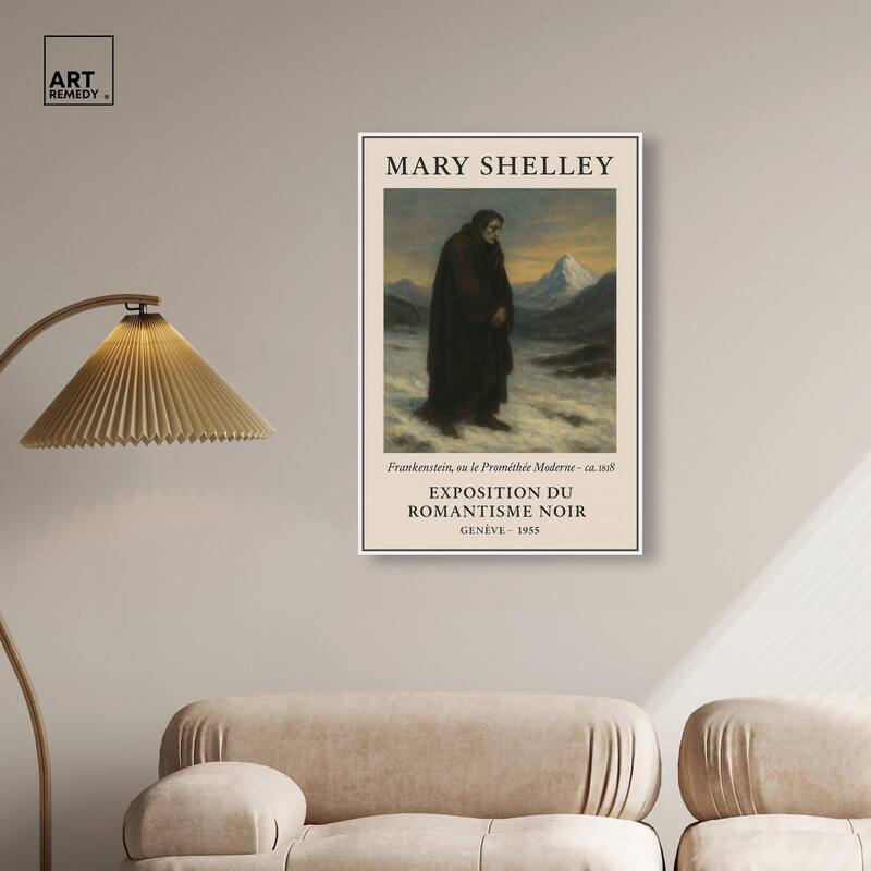 Mary Shelley Canvas by Art Remedy