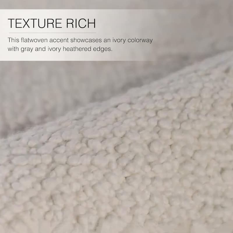 Jayda Handmade Solid Cream/ Light Gray Area Rug