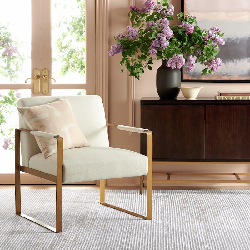 Martha Stewart Isabella Irfana Contemporary Rug - 4'5" x 6'5" - Grey/Gold