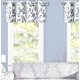 preview thumbnail 2 of 5, DriftAway Jasmine Watercolor Flower Floral Branch Botanical Lined Grommet Window Curtains - 52" width x 18 " length
