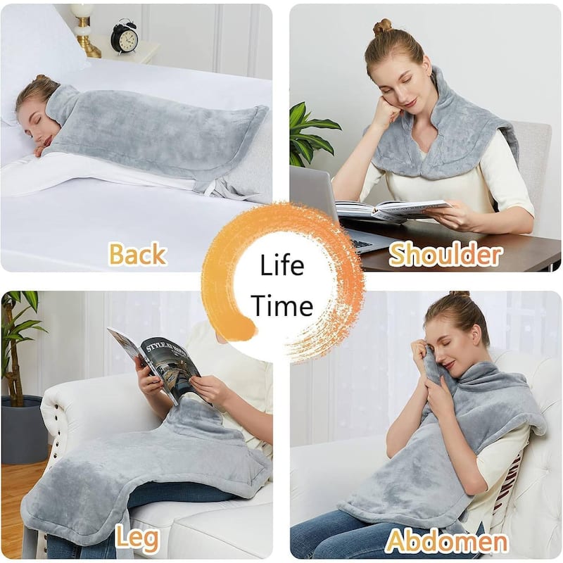 33x22 inch Heating Pad for Neck and Shoulders with Auto Shut Off