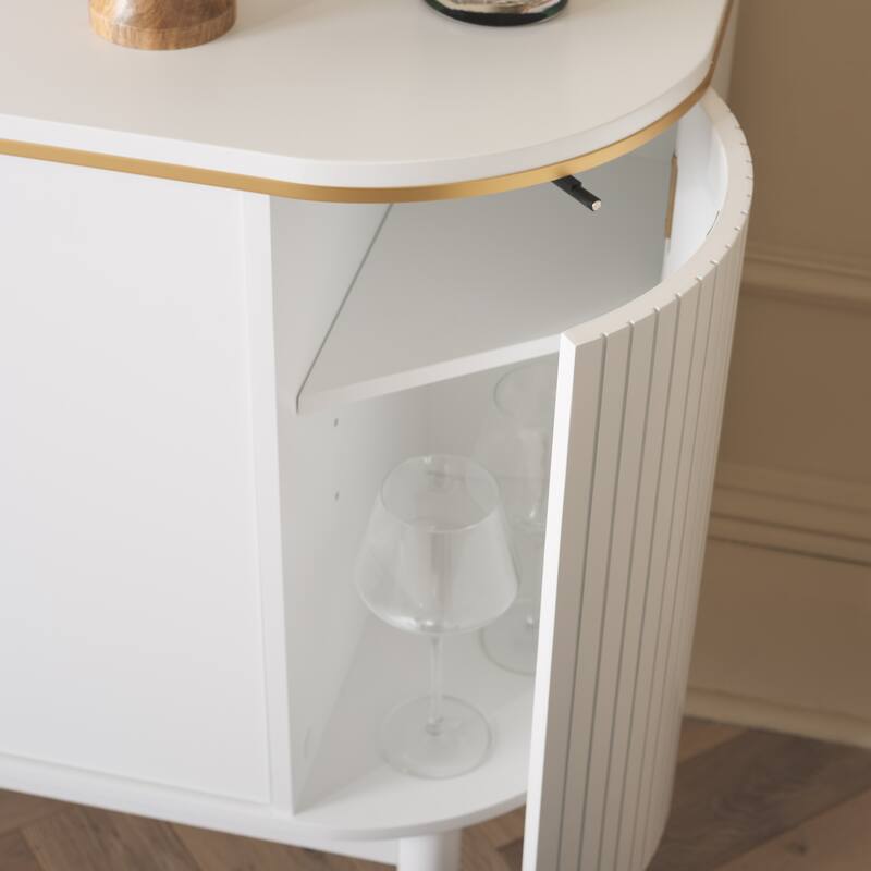 SEI Furniture Fenpatrick Buffet Sideboard - 50"W x 16"D x 30"H