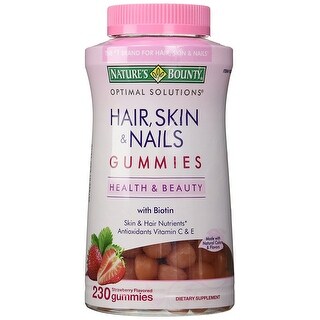 Shop Nature's Bounty Hair, Skin & Nails Gummies with 2500 ...