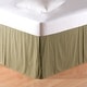 preview thumbnail 4 of 2, Mini Green Bed Skirt Twin
