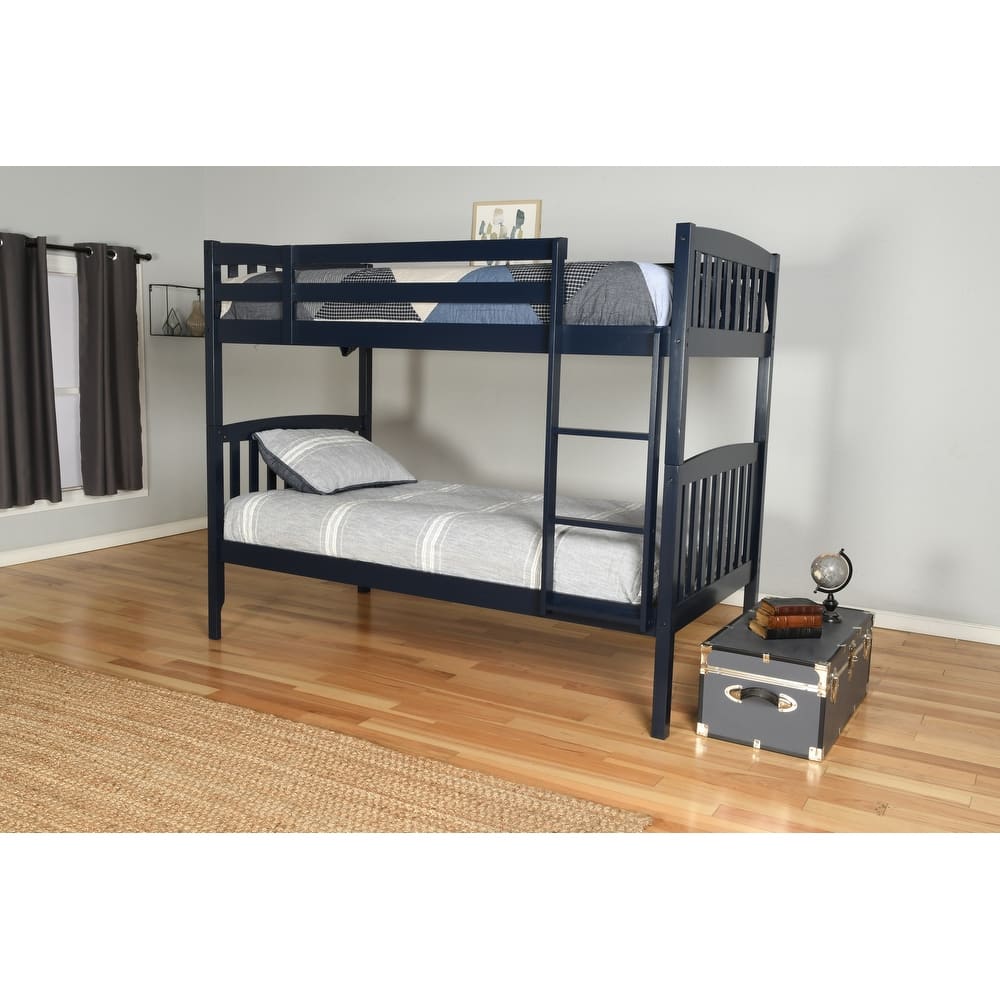 Somette Claire Twin over Twin Bunk Bed (Mattresses Not Included)