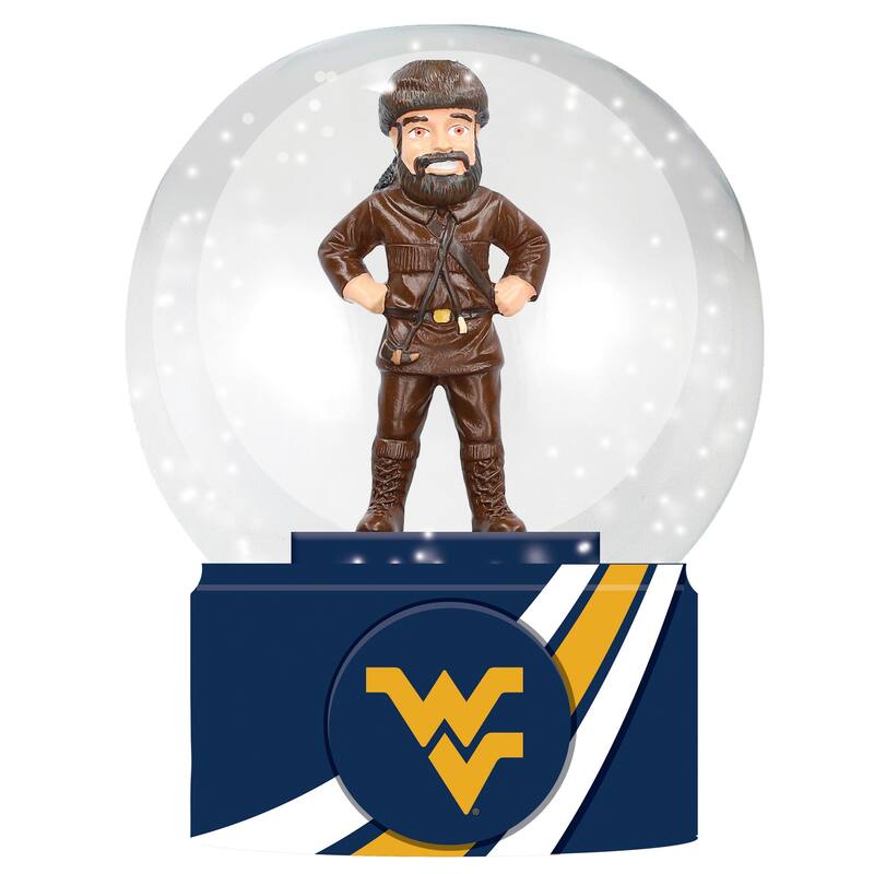 West Virginia University 5 in. Glass Tabletop Snow Globe
