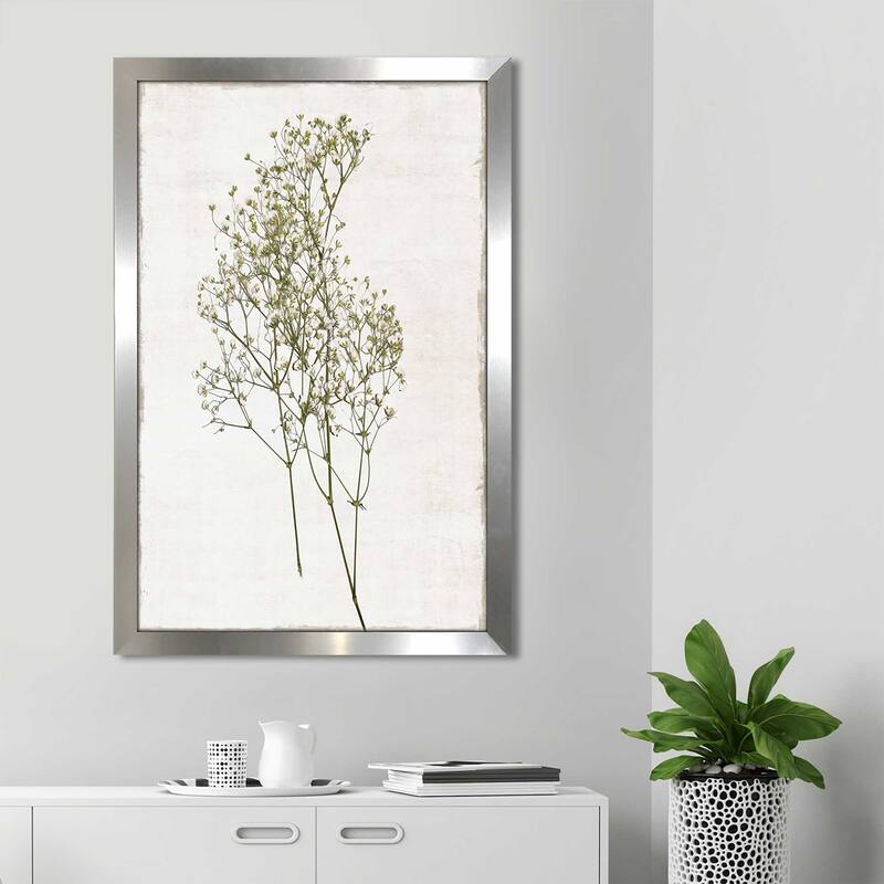 "Farmhouse Pressed Flower I" by Natalie Carpentieri Print on Acrylic