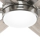 preview thumbnail 11 of 18, Hunter 52" Georgetown ENERGY STAR® Ceiling Fan w/ LED Light, Remote - Contemporary - Easy Install!