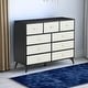 preview thumbnail 15 of 13, Versatile Design 9 Drawers Spacious Storage Dressers