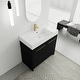 preview thumbnail 20 of 76, Plywood Freestanding Bathroom Vanity in Black Chestnut with Integrated Resin Sink