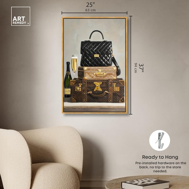 Getaway Necessities Canvas by Art Remedy