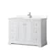 Option White / Carrara Cultured Marble Top / Polished