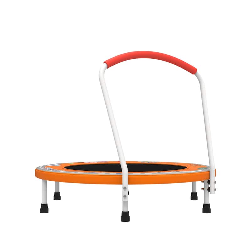 36 inch Mini Trampoline for Kids Ages 1-6 Indoor Outdoor Trampoline with Handle Fun for Kids