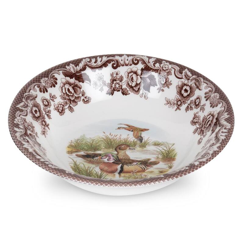 Spode Woodland Ascot Cereal Bowl - Wood Duck