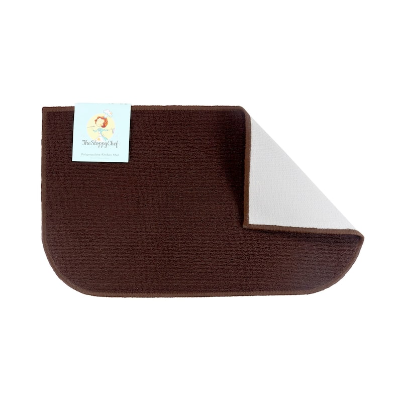 The Sloppy Chef D-Shaped Kitchen Rug - 18x30