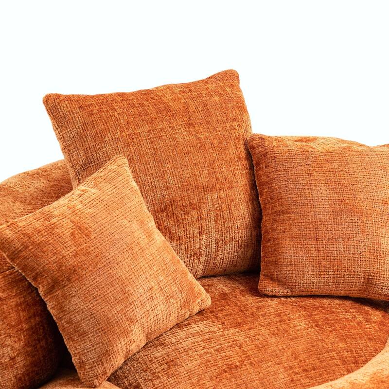 Durable Lazy Sofa Comfort Lounger, High Back Bean Bag Couch with 3 Pillows