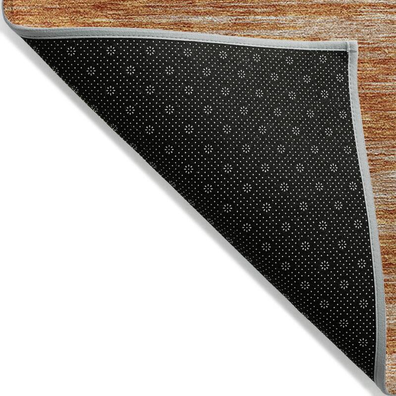 Machine Washable Indoor/ Outdoor Casual Ombre Chantille Rug