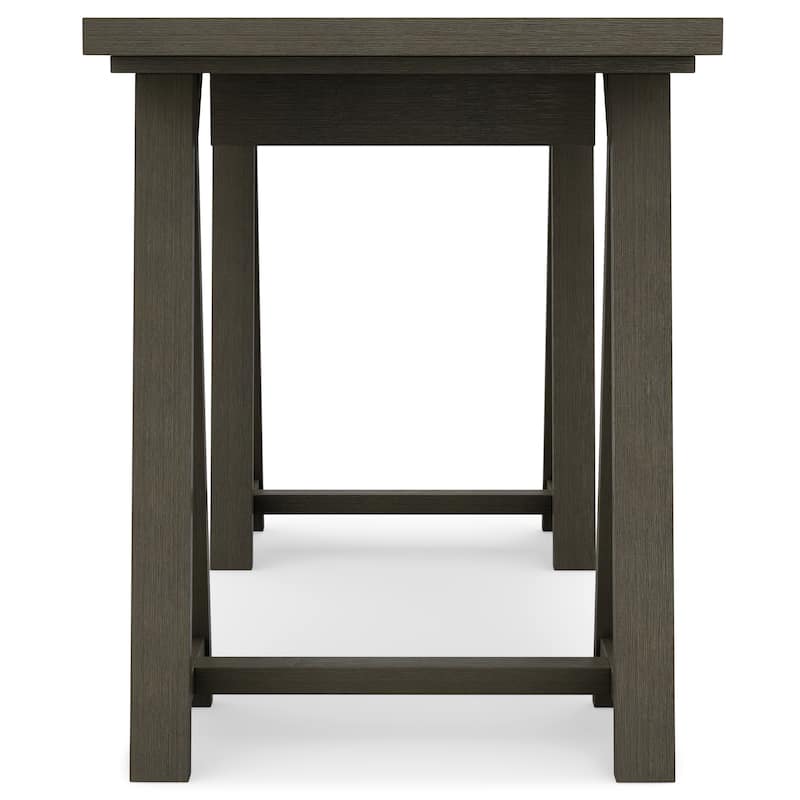 WYNDENHALL Hawkins SOLID WOOD Modern Industrial Writing Office Desk