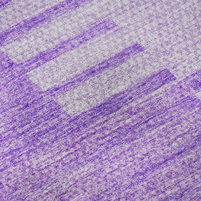 Premium Washable Super Soft Stripe Geo Mayfield Rug