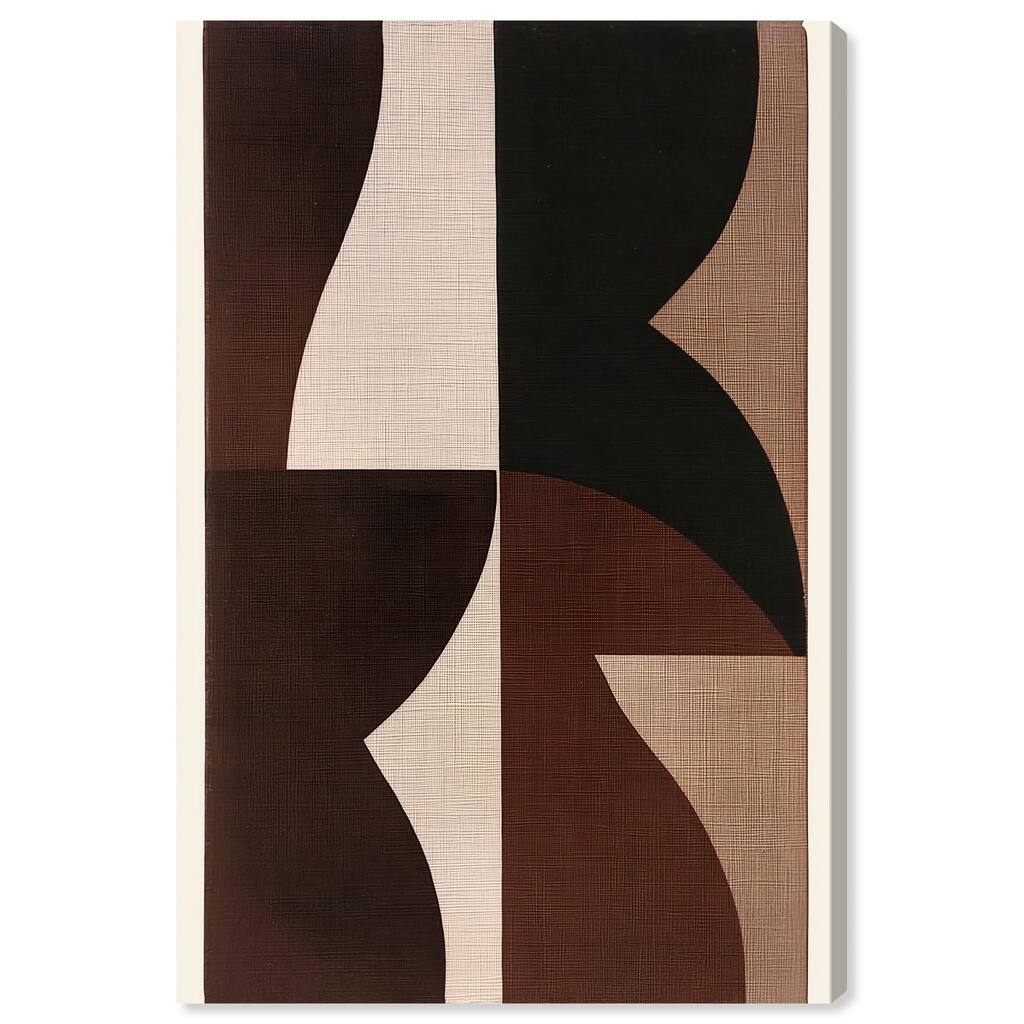 Quartet in Brown II Canvas by Art Remedy, Gallery Wrapped