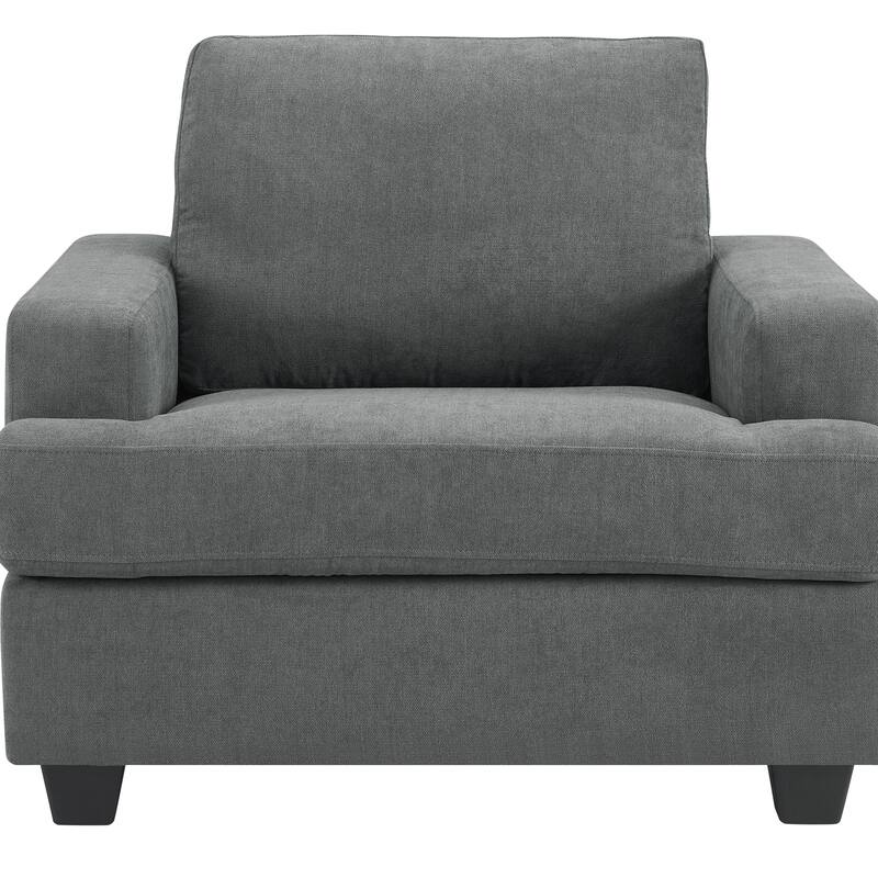 Thomas Grey Upholstered Modern Living Room Chair