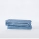 preview thumbnail 7 of 9, Truly Soft Textured Quick Dry 2 Pack Bath Towel Set Blue