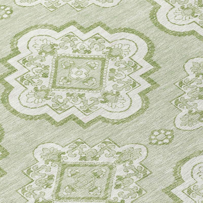 Machine Washable Indoor/ Outdoor Chantille Moroccan Boho Rug