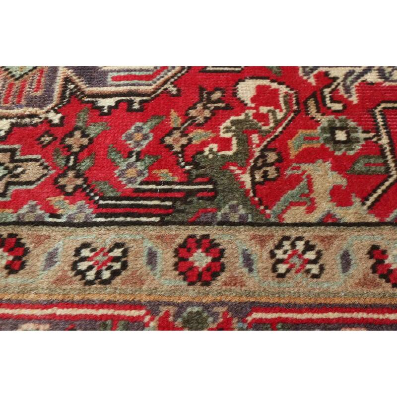 ECARPETGALLERY Hand-knotted Konya Anatolian Red Wool Rug - 5'0 x 12'6
