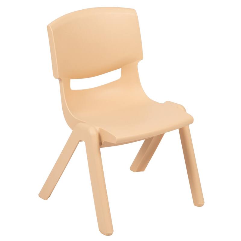 33" Round Plastic Height Adjustable Activity Table Set with Chairs