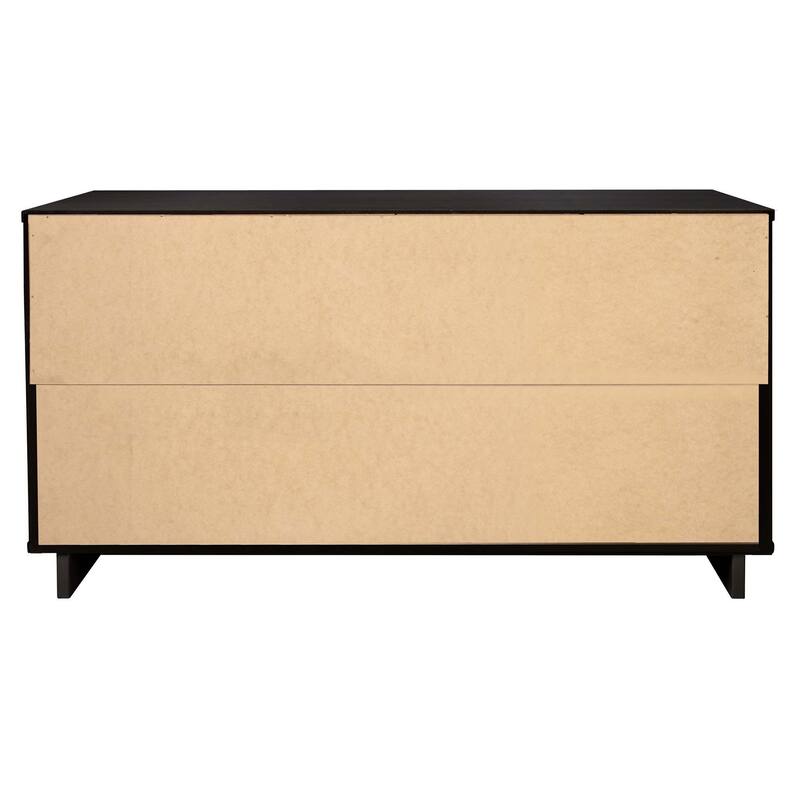 Manhattan Comfort 3-Piece Granville Modern Solid Wood Narrow Chest Dresser Nightstand Set.