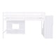 preview thumbnail 16 of 30, Elegant Twin Size Loft Bed with Storage Staircase and Window, White