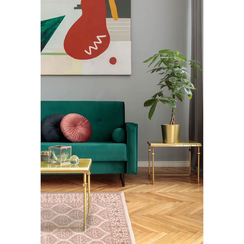 ECARPETGALLERY Hand-knotted Mirzapur Cream Silk, Wool Rug - 5'7 x 7'10