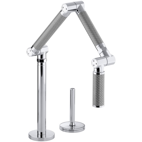 Kohler K-6227 Karbon Articulating Two-Hole Deck-Mount Modern