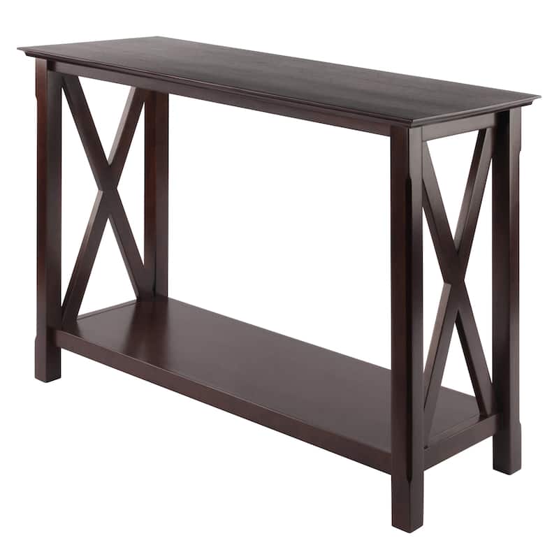 Xola Console Table Living Room, Cappuccino - 45"W x 17"D x 30"H